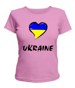 Женская футболка Сердце Ukraine