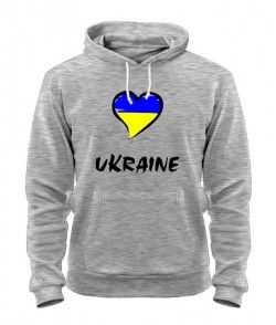 Толстовка-худі Серце Ukraine