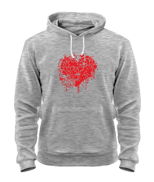 Толстовка-худі Серце Варіант №9