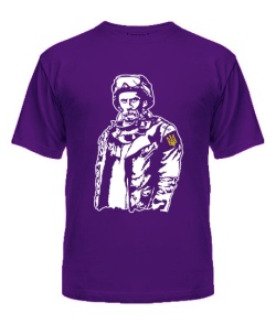 Чоловіча футболка (Фіолетовий XL) Тарас Шевченко №4