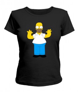 Жіноча футболка Сімпсони Варіант №2