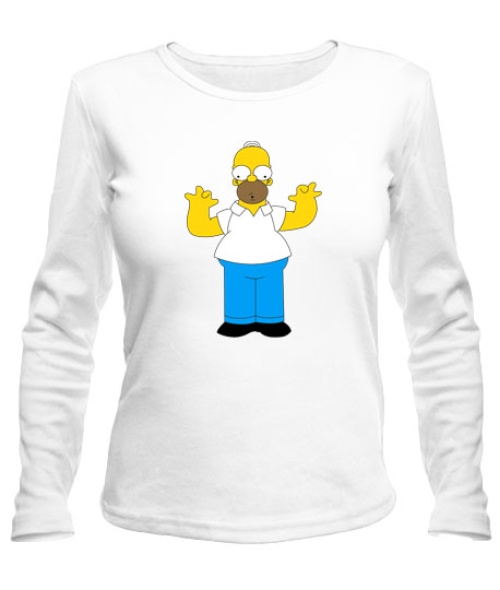 Жіночий лонгслів Симпсони Варіант №2