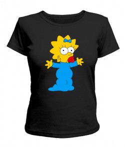 Жіноча футболка Сімпсони Варіант №5
