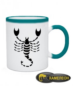 Чашка хамелеон Скорпіон