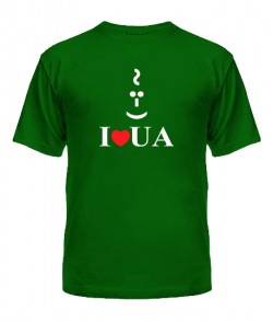 Чоловіча футболка Смайл I love UA