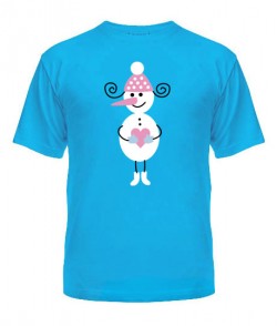 Чоловіча футболка Сніговічок №2