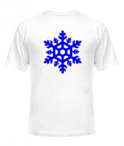 Чоловіча футболка Сніжинка