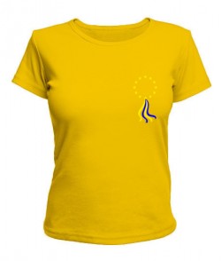 Женская футболка Звёзды Евросоюза Вариант №1