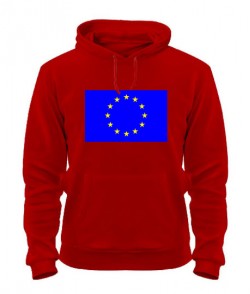 Толстовка-худи Флаг Евросоюза Вариант №2