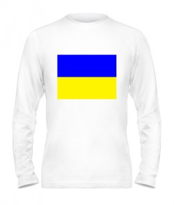 Мужской Лонгслив Флаг Украины Вариант №2