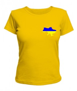 Женская футболка Украина Вариант №1
