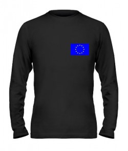 Чоловічий Чоловічий лонгслів Прапор Євросоюзу Варіант №1