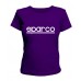 Жіноча футболка (фіолетова L) Спарко (Sparco)