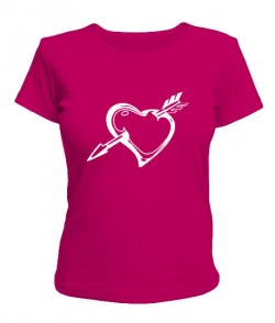 Жіноча футболка Стріла у серці