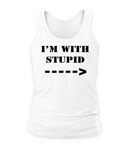 Чоловіча майка Я з дурним