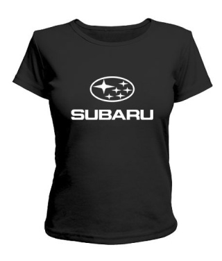 Женская футболка Субару (Subaru)