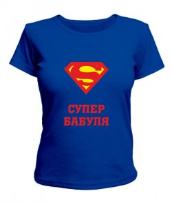 Женская футболка Супер бабуля