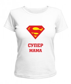 Женская футболка Супер мама