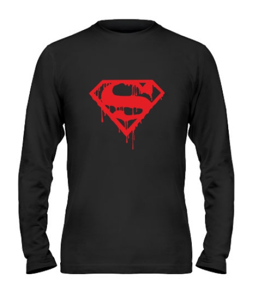 Чоловічий лонгслів Супермен