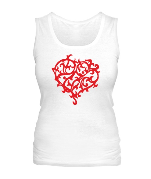 Женская майка Сердце №9