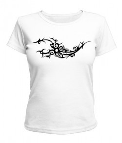 Женская футболка Тату Узор-6