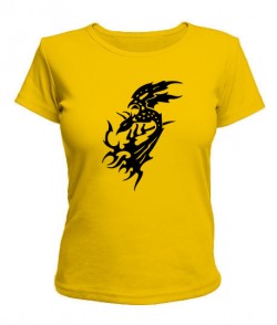 Женская футболка Тату Дракон