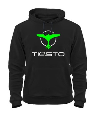 Толстовка чорна (S) Tiesto (Тієсто)