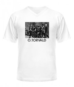 Чоловіча футболка з V-подібним вирізом O.Torvald №8