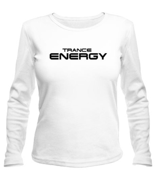 Женский лонгслив Trance energy