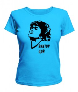 Женская футболка Виктор Цой №3