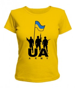 Женская футболка UA army