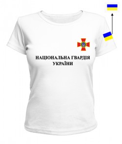 Женская футболка НГУ (белая М)