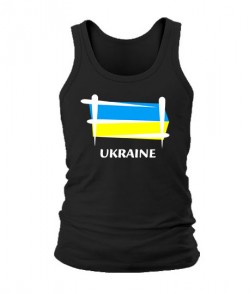 Мужская Майка Флаг Украины Вариант №4