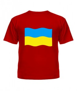 Футболка детская Флаг Украины - волна
