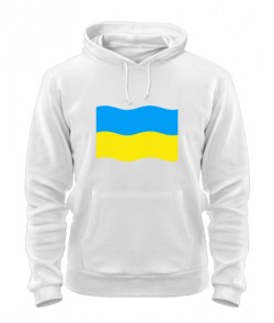 Толстовка-худи Флаг Украины - волна