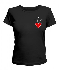 Женская футболка Герб (сердце)
