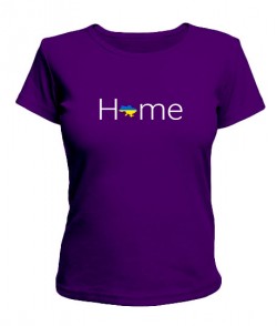 Женская футболка Home