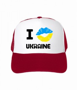 Кепка тракер I love Ukraine (губи)