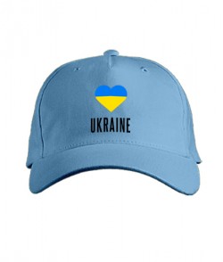 Кепка классик Ukraine (Сердце с флагом)