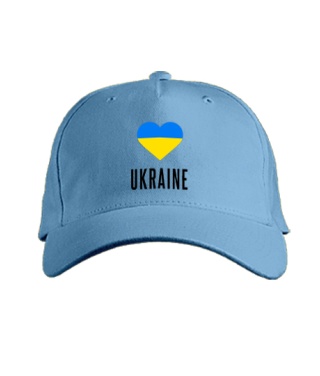 Кепка классик Ukraine (Сердце с флагом)