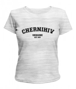 Женская футболка Чернигов