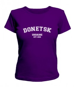 Женская футболка Донецк