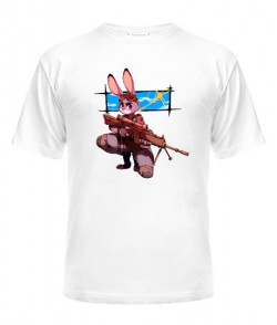 Чоловіча футболка Бойовий кролик ЗСУ