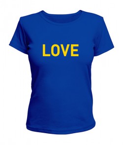 Жіноча футболка LOVE [№2]