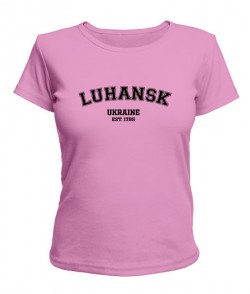 Женская футболка Луганск
