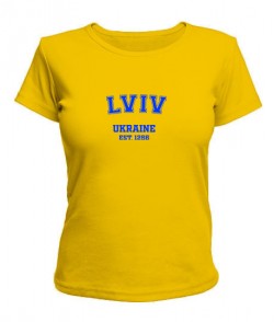 Женская футболка Львов