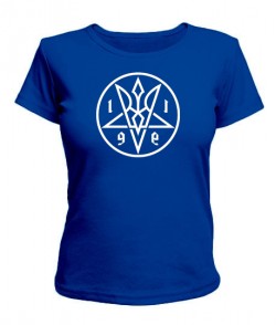 Женская футболка Пектограма герб