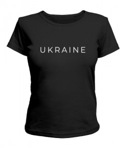 Женская футболка Ukraine Вариант №3