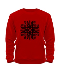 Світшот (Червоний L) Вишиванка Варіант №6