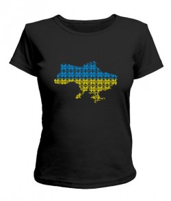 Женская футболка Украина - Вышиванка